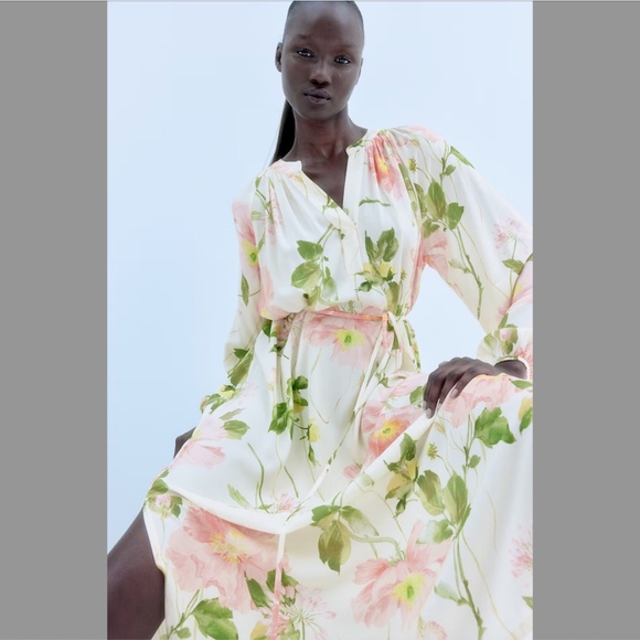 H&M Balloon Sleeve Dress - Picture 2 of 5